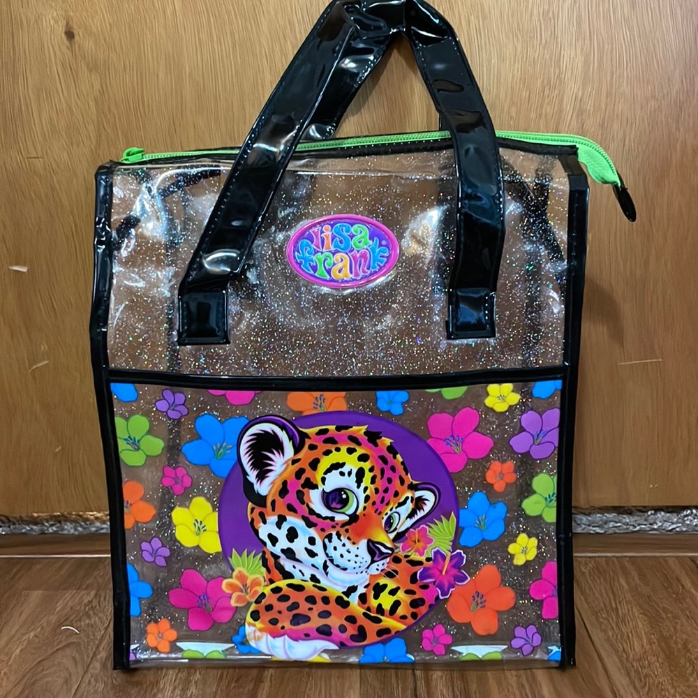 Vintage Y2K Clear Lisa Frank Bag